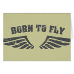 Born To Fly Wings Card