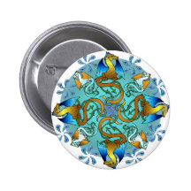 Bornholm Blues Button