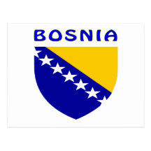 BOSNIA Coat Of Arms Postcard