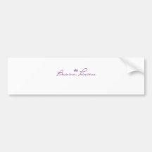 "Bosnian Princess" products Bumper Stickers