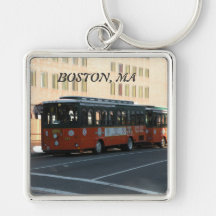 Boston, MA Keychain