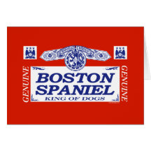 Boston Spaniel Card