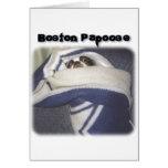 Boston Terrier:  Boston Papoose Greeting Card