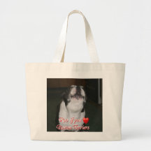 Boston Terrier:  Roo Canvas Bags
