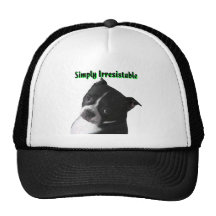 Boston Terrier:  Simply Irresistable Trucker Hats