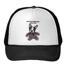 Boston Terrier:  Teddy Bears Mesh Hats