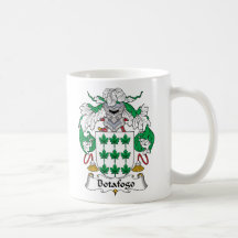 Botafogo Family Crest Coffee Mugs