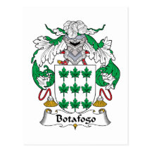 Botafogo Family Crest Post Card