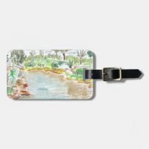 Botanical Gardens in Florida Tags For Luggage