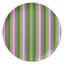 Botanical Striped Plate