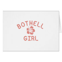 Bothell Pink Girl Greeting Cards