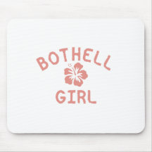 Bothell Pink Girl Mousepads