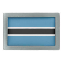 botswana country flag belt buckle