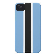 Botswana Flag iPhone 4 Case-Mate Case