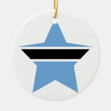 Botswana Star Christmas Tree Ornaments