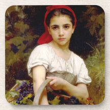 Bouguereau Harvester Coasters