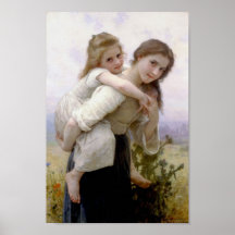 Bouguereau-Not Too Much To Carry Posters