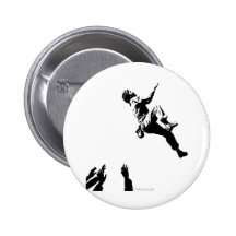 Bouldering Graphic Pinback Buttons