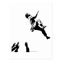 Bouldering Graphic Post Card