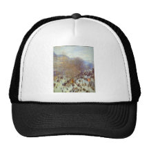 Boulevard Capucines by Claude Monet Trucker Hat