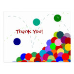 Bouncing Party Thank You Postcard