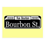 Bourbon Street Sign Postcard