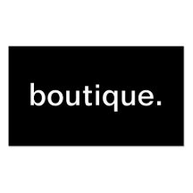 Boutique Business Cards