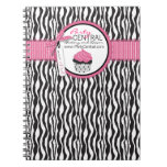 Boutique Chic Cupcake Business Notebook