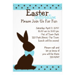 Boutique Chocolate Bunny Custom Invite