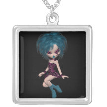 Boutique Gothique Mascot Goth Girl 9 Pendant