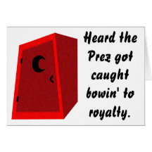 Bowin' to Royalty Cards