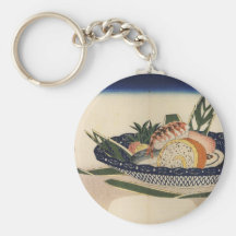 Bowl of Sushi, circa 1800's Japan. Keychains