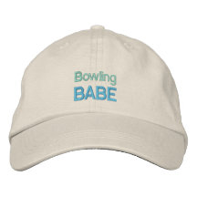 BOWLING BABE cap Embroidered Hats