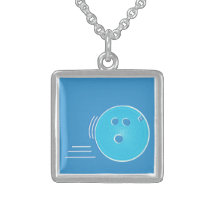 Bowling Ball - Blue Custom Jewelry