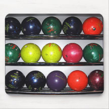Bowling Balls Mouse Pads