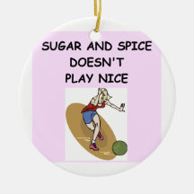 bowling christmas ornaments