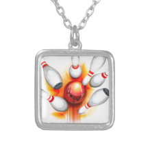 Bowling game (top view) custom jewelry