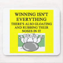 BOWLING joke Mouse Pad