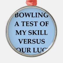 bowling ornament