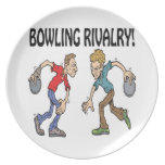 Bowling Rivalry Dinner Plate