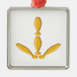 Bowling Sign Down Christmas Ornament