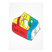 Bowling Supplies Custom Invite