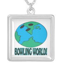 Bowling World Personalized Necklace