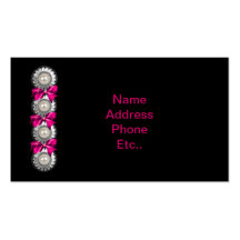 Bows and Jewels Business cards