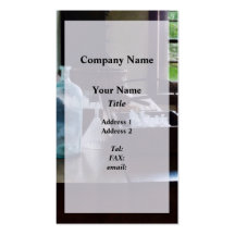 Box of Test Tubes Business Card Templates