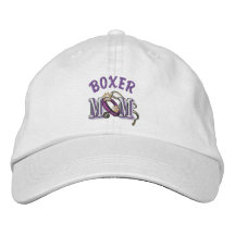 Boxer Dog Mum Embroidered Hat