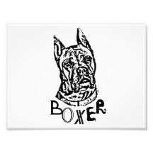 Boxer Dog Photo Print