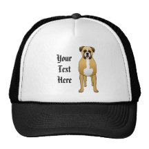 Boxer Dog Trucker Hat