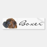 Boxer puppy bumper sticker