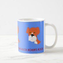 Boxer's Rock! Coffee Mugs